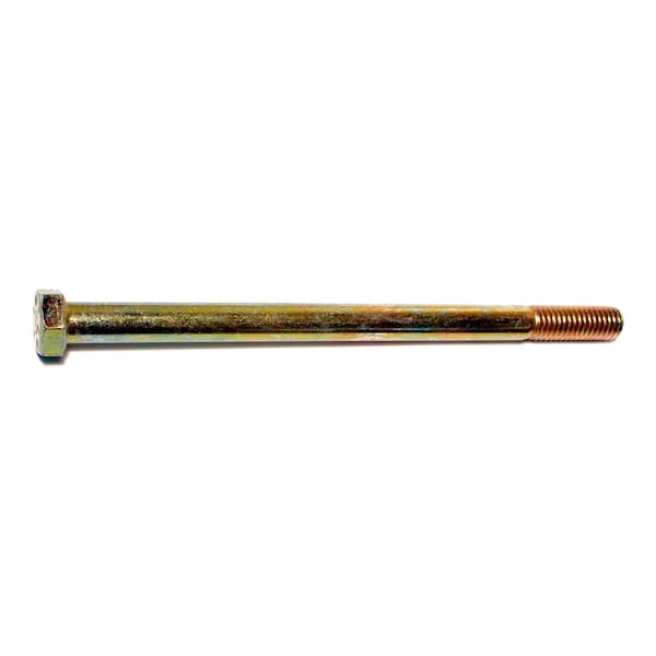 Midwest Fastener Grade 8, 3/8"-16 Hex Head Cap Screw, Zinc Yellow Steel, 6 in L, 25 PK 54359 - main